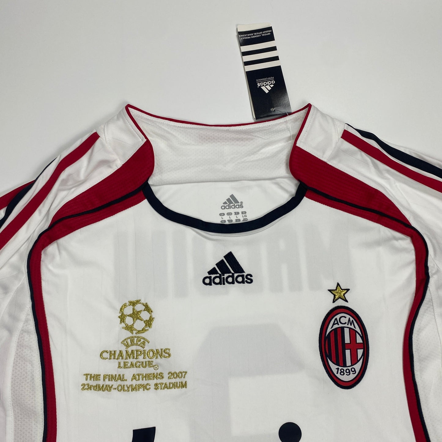 Authentic AC Milan 2006/07 Player Issue Away Jersey – Paolo Maldini #3 (Champions League Final Edition)
