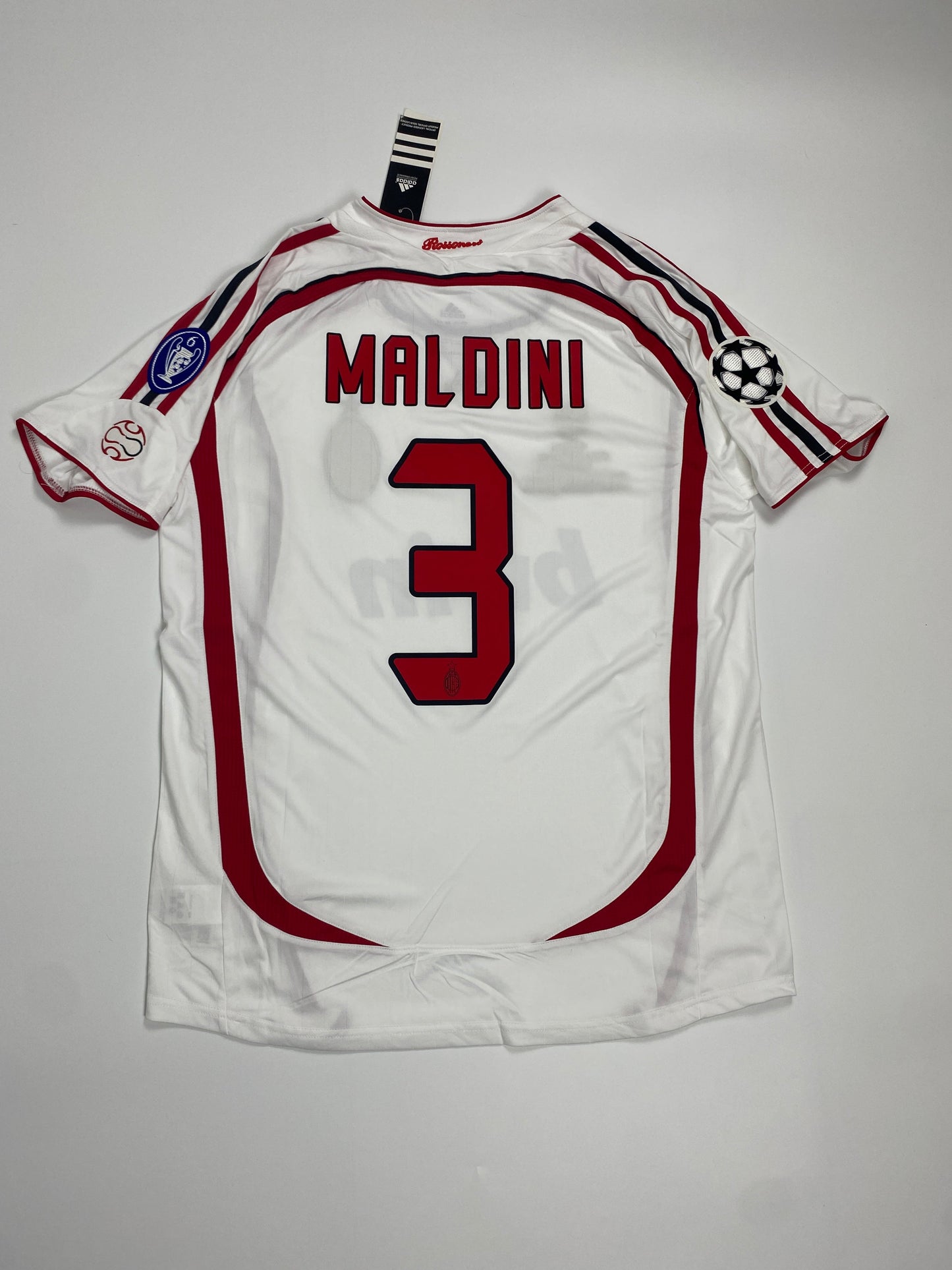 Authentic AC Milan 2006/07 Player Issue Away Jersey – Paolo Maldini #3 (Champions League Final Edition)