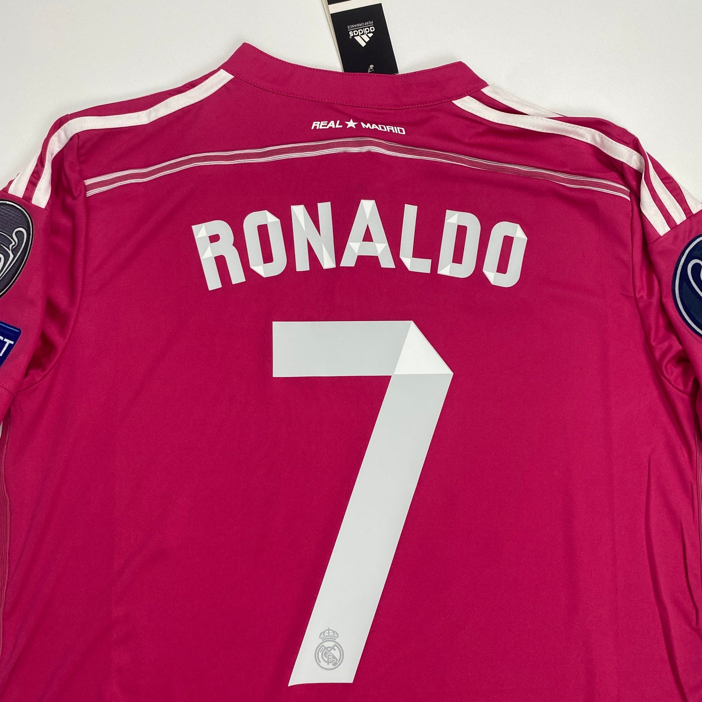 Authentic Real Madrid 2014/15 Away Jersey – Cristiano Ronaldo #7 (Pink Edition)
