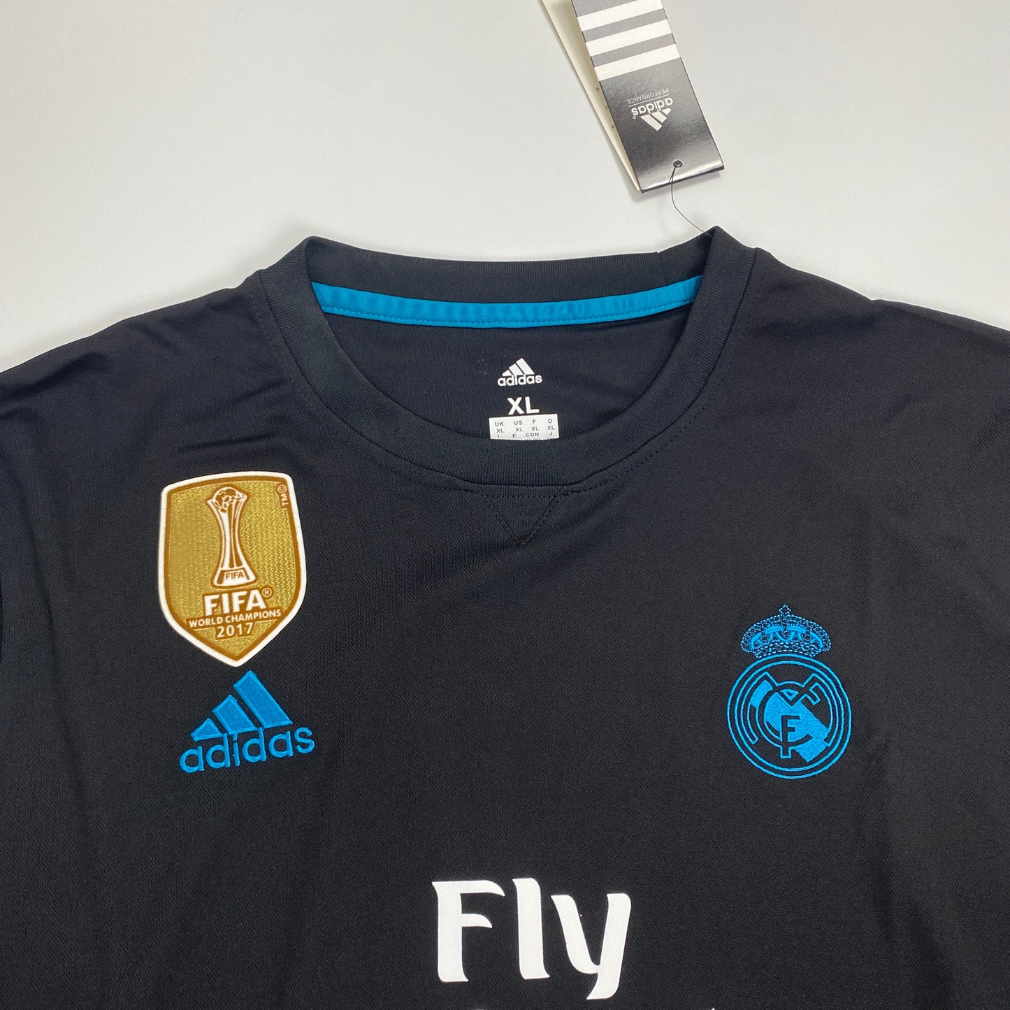Authentic Real Madrid 2017/18 Away Long Sleeve Jersey – Cristiano Ronaldo #7
