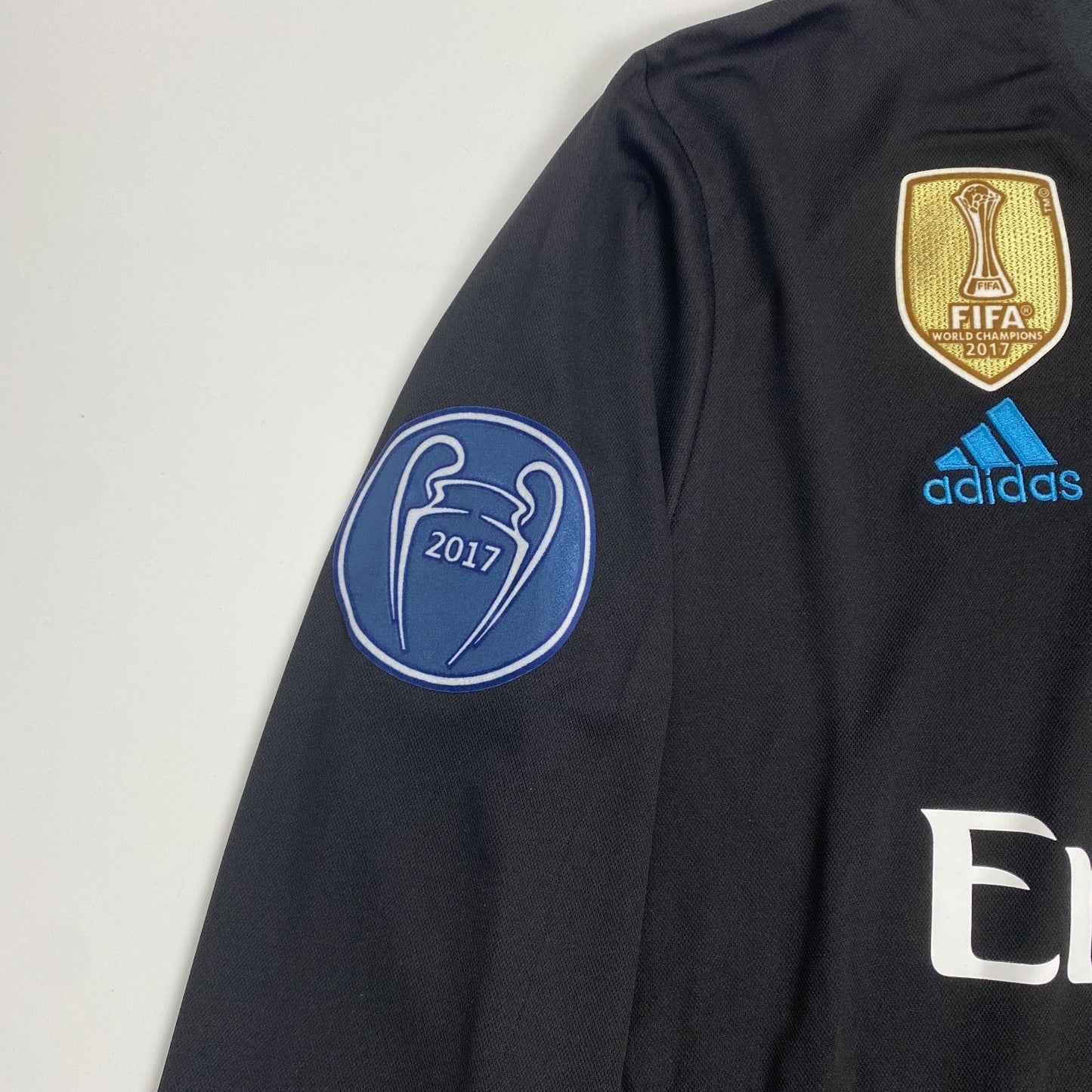 Authentic Real Madrid 2017/18 Away Long Sleeve Jersey – Cristiano Ronaldo #7