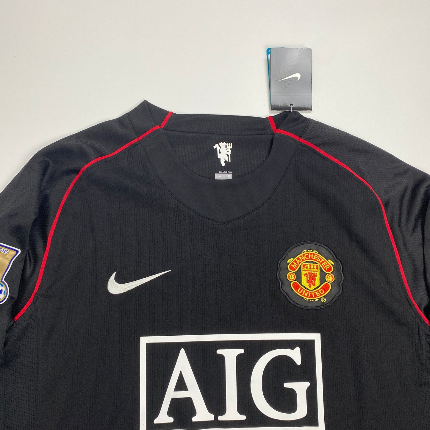 Authentic Manchester United 2007/08 Away Jersey – Cristiano Ronaldo #7 (Champions League Season)