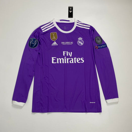 Authentic Real Madrid 2016/17 Away Long Sleeve Jersey – Cristiano Ronaldo #7