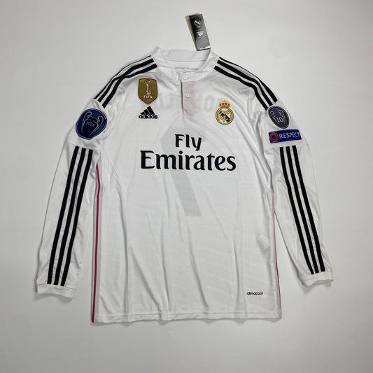 Authentic Real Madrid 2014/15 Home Long Sleeve Jersey – Cristiano Ronaldo #7