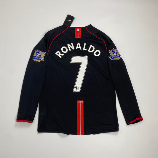 Authentic Manchester United 2007/08 Away Jersey – Cristiano Ronaldo #7 (Champions League Season)